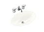 KOHLER K-14273-G-0 Garland Design on Vintage Undercounter Lavatory, White