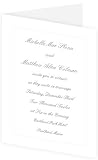 A7 Panel Printable Invitation Folder -s Radiant White (200 Pack)