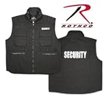 BLACK SECURITY RANGER VEST