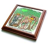 Londons Times Religion Heaven Hell Cartoons - The First Census - Trivets
