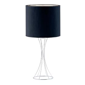 Adesso Whisk Table Lamp, Black