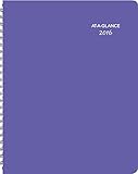 AT-A-GLANCE Weekly / Monthly Appointment Book / Planner 2016, Beautiful Day, 8.5 x 11 Inches, Lavender (938P-905)