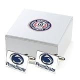 Penn State Nittany Lions NCAA Logo'd Executive Cufflinks w/ Jewelry Box by Cuff Links