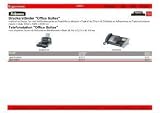 Fellowes(R) Office Suites Desktop Telephone Stand, 4"H x 15 7/16"W x 10 5/8"D, Black/Silver