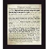 Frames Plus If Dogs Were Teachers Framed Print- 20 x 24 DG111 model