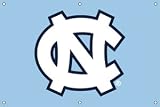 North Carolina Tar Heels - UNC Indoor/Outdoor Fan Banner 3 ft x 2 ft NCAA College Athletics Fan Shop Sports Team Merchandise