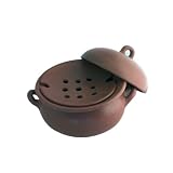 Pomaireware Clay Steamer Pot with Insert and Lid