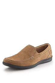 Airflex™ Comfort Leather Slip-On Perforated Shoes with Stormwear™