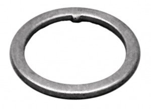 Nasenscheibe 1 Zoll 1,5 mmsilber