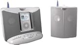 Eos Wireless EOS-100T1R White Digital Wireless Speaker System For iPod