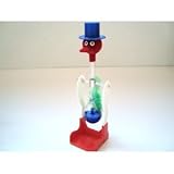 水飲み鳥 ドリンキングバード 平和鳥 ラッキーバード 青 人気商品 東洋自転車