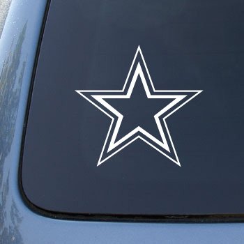 DALLAS COWBOYS - Football Vinyl Car Decal Sticker #1747 | Vinyl Color: White