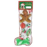 Kyjen Holiday Multi-Pack Dog Toy Stocking, Large, 6 Piece