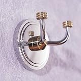 Ginger 0811-3 Metro Double Hook, Polished Brass