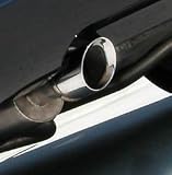 Cat-Back Exhaust System Dual Rear Exit Incl. Muffler/Pipes/Clamps/ 4 in. Single Pro-Series Tips 50-State Emissions Legal
