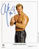 CHRIS JERICHO - AUTOGRAPHED COLOR 8 x 10 WWE WRESTLING PHOTO