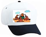 White Cap with feeding, spoon, monkey, pot, food