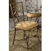 Glendale Dining Chairs Set of 2 (Brown Rust) (39H x 19.5W x 19D)