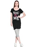 Sweet Years Camiseta Manga Corta (Negro)