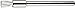 PFERD 83271 Stem Mounted Miniature Wire End Brush, Aluminum Oxide Grain, 3/16" Diameter, 1/8" Stem Diameter, 1000 Grit, 6000 Max RPM (Pack of 36)