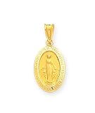 14k Miraculous Medal Pendant