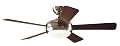 Hunter 21617 Palermo One-Light 52-Inch Five-Blade Ceiling Fan, Brushed Nickel with Frosted Globe