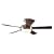 Hunter 21617 Palermo 52-Inch Energy Star Brushed-Nickel Ceiling Fan with 5 Maple/Cherry Blades