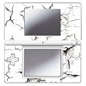 YOUNiiK Designfolie / Skin f&uuml;r Nintendo DS Lite - Motiv Cracks
