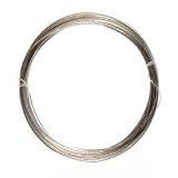 0.4mm Silver Plated Jewellery & Hobby Wire - 15m : Pack of 1
