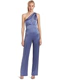 Halston Heritage Women's One Shoulder Long Jumpsuit