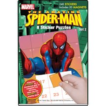 31zs%2B718nOL MARVEL Spiderman Sticker Puzzles Set 2 by Lee Publications