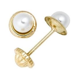 ~ Mindy Harris 14 KT Pearl Earrings