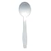 Solo GBX8SW-0007 Polystyrene Guildware Extra Heavy Full Size Soup Spoon White (10 Packs of 100)