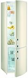 Gorenje RK 6202 BC Kühl-Gefrier-Kombination / A++ / 0.64 kWh / 278 Liter Kühlteil / 92 Liter Gefrierteil / Umluft-Kühlsystem / Quick Cooling Funktion / Eco Top Ten / creme