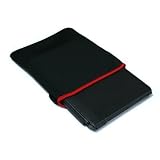 Premium 14 Notebook Laptop Reversible Sleeve Pouch Case - Black / Red + Free DreamBargains Neckstrap / Lanyard