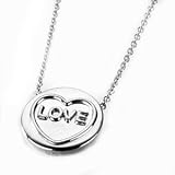 Love Heart Silver Pendant - Love