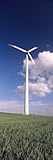 Wind Turbine in a rmany Field, Baden-Wurttemberg, GeWall Decal 20 x 60 in