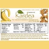 Kardea Banana Nut Bar 1.34oz 15bars - Heart Healthy, High Fiber, Lower Glycemic, Delicious