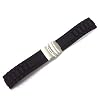 Uhrenarmband Kautschuk (schwarz) Bandansto� 22 mm