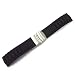 Uhrenarmband Kautschuk (schwarz) Bandanstoß 22 mm