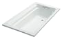 KOHLER K-1124-G-0 Archer 6-Foot BubbleMassage Bath, White