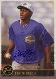 Benito Baez, Midland Rockhounds - Oakland Affiliate Autographed Card