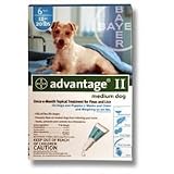 Advantage II for Dogs (Teal), 11-20 lbs, 12 month