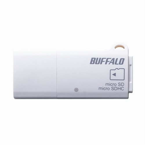 �o�b�t�@���[�R�N���T�v���C BUFFALO �J�[�h���[�_�[/���C�^�[ microSD���f�B�A�Ή� �z���C�g BSCRMSDU2WH