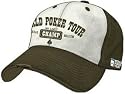 WORLD POKER TOUR "NO LIMIT TEXAS HOLDEM CHAMP" Brown & White Adjustable Cap