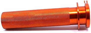 Billet CNC Aluminum Twister Throttle Tube for KTM EXCF SMR SXF XCW XCF 4 Stroke 250-990CC 03-13 Racing MX Enduro Motocross Supermoto Dirt Bike (Orange)