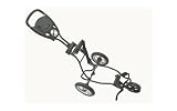 Linksman Golf X9 Three wheel Golf Push Cart BLACK 3 wheeled