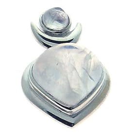 Bountiful Goddess Double Moonstone Pendant by Moonstone Birthstones