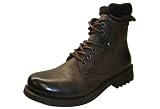 GBX 13290 Mens 5 Eyelet Sweater Portal Boots Shoes Leather Dark Brown