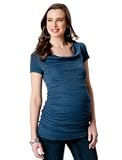 A Pea in the Pod Collection: Michael Stars Short Sleeve Drape Neck Drape Front Maternity T Shirt